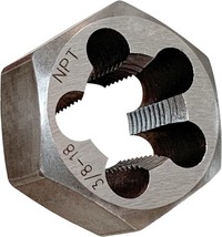 Npt Pipe Hex Die Cartbon Steel 3/8&quot;-18 - £30.21 GBP