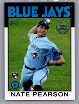 2021 Topps #86B-69 Nate Pearson Rookie Card RC 1986 Topps - £1.34 GBP