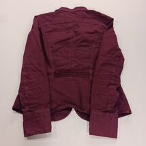 White House Black Market Women's Red Button Front Jacket Pockets Size 4 Chest 35 image 2