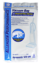 DVC Generic U U3 U6 Sythetic Vacuum Bags Designed to Fit Panasonic - $116.04 MXN