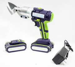 16 Gauge Metal Sheet Shear Cutter Scissor Electric Cordless 30Volt W/2 Batteries - $86.94