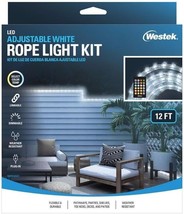 Westek ROPE12CCT Rope Light Kit 12&#39; ft. L White Plug-In LED 275 lm White - £22.15 GBP