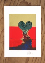 Heart Collage No.65 - Phoenix Heart Art / Greeting Card - $14.00