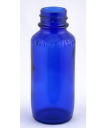 Cobalt Blue Bromo-Seltzer Glass Medicine Bottle - £3.93 GBP