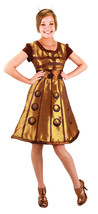 Elope Women&#39;s Doctor Who Gold Dalek Dress L/XL Gold - $2,565.05 MXN