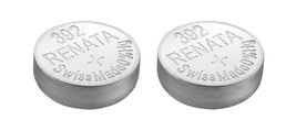 Renata 392 SR41W Batteries - 1.55V Silver Oxide 392 Watch Battery (2 Count) - £3.93 GBP+