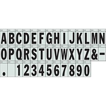 Hillman 839490 3 Inches Letter F Thin Style Square Cut Self Adhesive Sign, - £15.54 GBP