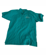El Cortez Royal Pacific Casino Vintage Polo Shirt 80s NWOT Teal Blue Mad... - $51.97 CAD