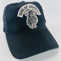 Sons Of Anarchy Reaper Logo  Snapback Mesh Hat Cap Black - £9.38 GBP