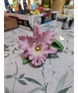 Lenox Cattleya Orchid Fine Porcelain 1988 Vintage No Chips Or Cracks - $28.98