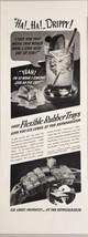 1937 Print Ad Flexible Rubber Trays Ice Cubes Refrigerator Inland Mfg Dayton,OH - £13.65 GBP