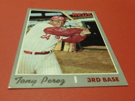 1970 Topps Tony Perez # 380 Cincinnati Baseball Near Mint !! - £31.41 GBP