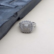 Traditionally Real 925 Sterling Silver White CZ Women Ring - £21.20 GBP