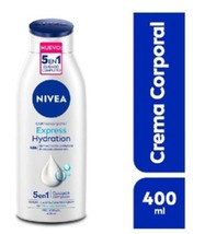 2X Nivea Crema Corporal Express Hydration Piel Normal 2 Grandes 400ml Envio Grts - $37.72