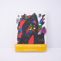 Joan Miro Lithographs Volume 4 Copy #311 Book Art Original Lithos &amp; Dust Jacket - £400.63 GBP