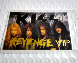 KISS Revenge VIP Vintage Backstage Pass Original Hard Rock Music Plastic Band - £16.17 GBP