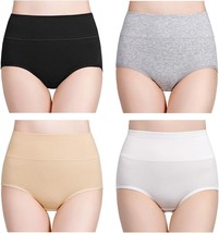 wirarpa Women&#39;s Cotton High Waisted Ladies Panties Full Coverage Brief L... - $19.99