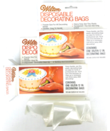 2 Boxes Wilton Disposable Decorating Bags for Cake or Cookie Icing New 1981 - £15.12 GBP