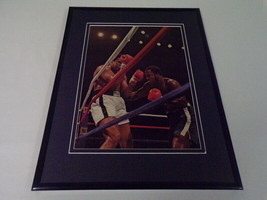 Thrilla in Manila 1975 Joe Frazier Muhammad Ali Framed 11x14 Photo Display - £27.09 GBP
