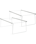 Steel Hanging File Folder Frames, 2 Count, Gray, Adjustable Depth 23&quot; to... - $390.23 MXN