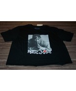 WOMEN&#39;S TEEN Juniors 2PAC Tupac Shakur Poetic Justice Skimmer T-shirt XL... - $367.51 MXN