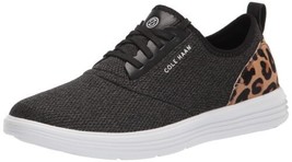 Cole Haan Women GRANDSPORT Journey Sneaker Black Knit/MOD Leopard Print ... - £47.40 GBP