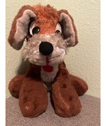 Vintage Brown Dog JEE BEE Creations Stuffed  Plush 10" - $13.93