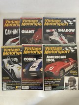 VINTAGE MOTORSPORT Complete Year 2006 6 Issues Journal of Motor Racing H... - $24.40