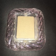 Vintage Mikasa Swirl Frosted Pink Crystal Picture Frame2.5”x3” - £6.48 GBP