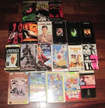Huge 90s Vhs Video Tape Movies Lot Aliens Godzilla Mask Of Zorro Meteor - £47.85 GBP