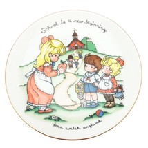 Vintage Joan Walsh Anglund Avon 86 School New Beginning Small Decorative Plate  - £14.42 GBP