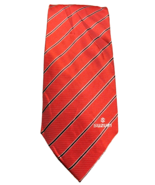 Suzuki Name Logo Promo Men&#39;s Red Black Silver Multi Striped Neck Tie Rar... - £47.18 GBP