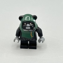 Lego 1.25&quot; Mini Figure Star Wars Tokkat Ewok Green &amp; Black From Episode 6 - £10.11 GBP