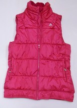 Adidas Women&#39;s Body Warmer Puffer Vest Full Zip Bright Pink Ski Street Wear L - £31.41 GBP
