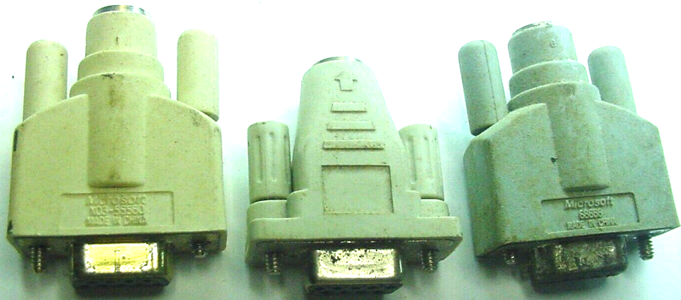 1-3 Microscott XO3-55560,6866 NOS DB9 Pin Female to 6 pin Mouse/Keyboard... - $3.71