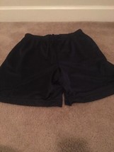 1 Pc Starter Men&#39;s Navy Blue Athletic Shorts Elastic Waist Size Medium - $31.68