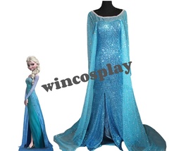 Frozen Elsa cosplay costume  Ice Queen Costume Princess Dress  - £85.38 GBP