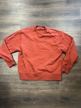 IZOD Pullover Sweater Mens Size L Large Red Crewneck - £10.02 GBP