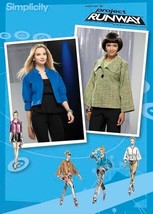 Simplicity Sewing Pattern 2558 Jacket PROJECT RUNWAY Misses Size 12-20 - $9.74