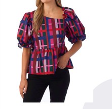 Crosby By Mollie Burch rooney top in Plaid Please - size L - $106.92