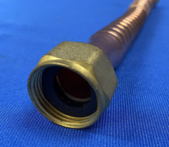 3/4&quot; FIP x 12&quot; Corrugated Copper Water Heater Supply Line - $7.91