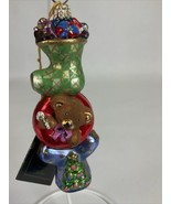 &quot;Joy Bear&quot;, Polonaise JOY decorated Christmas Ornament / Damaged - $259.76 MXN