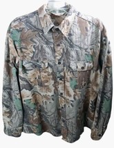 WALLS HUNTING CAMO JACKET BUTTON DOWN POCKETS SIZE XL - £35.61 GBP