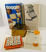 Vintage 1980 Boggle, Parker Brothers Word Game Wood Letter Cubes **COMPL... - £6.75 GBP