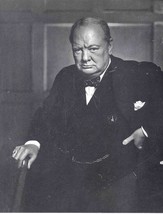 Winston Churchill Photo Héliogravure Imprimé Karsh - £34.50 GBP