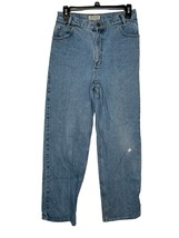 Arizona Kids Girls Jeans Cotton Distressed Loose Baggy Fit Denim Faded Blue 16 - £12.45 GBP