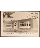 Laughlintown, PA RPPC 1947 - Grade School Real Photo Postcard - £9.63 GBP