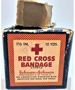 Red Cross Bandage by Johnson &amp; Johnson vintage advertising product - $135.92 MXN