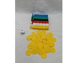 Lot Of (50+) Board Game Pieces Dice Pawns Chips - $35.63