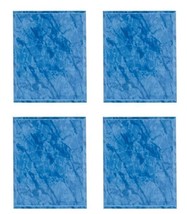 Pack of 4 Bright Blue Marble Finish Blank Wood Plaque 5&quot; x 7&quot;  $5.95 ea.... - £18.69 GBP